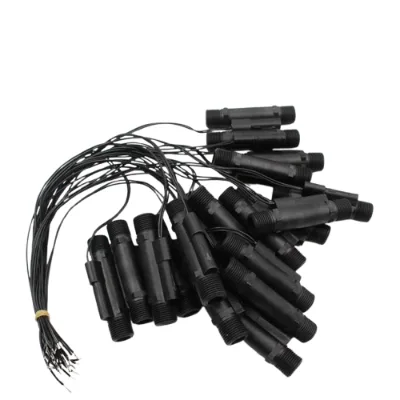 Black G3/8 Male Thread PP Liquid Flow Sensor DC3-24V Water Flow Sensor for Water Dispenser Water Heater