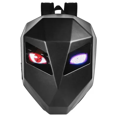 2025 Waterproof  Wireless Connection WIFI Sound Control Digital DIY Dynamic Message Display Bag Motorcycle Led Backpack