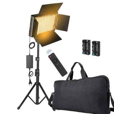 LED600 Dimmable Photo Studio Video Film Shooting Photographic Lighting Lamp LED Beads 120 Degrees Rectangular