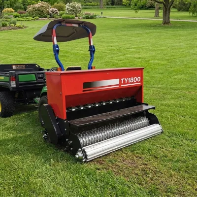 Professional Turf Seeder Machine Adjustable Grass Seed Sowing Equipment for Sports Field Garden and Lawn Maintenance
