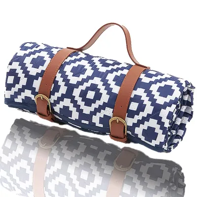 Foldable Waterproof Picnic Mat Extra Large 200x200cm Portable Outdoor Beach Blanket for Family Camping & Travel