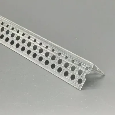 Wall Partition Zinc Coated Round Holes 25x25mm 3000mm GI Metal Corner Bead High Strength Plaster Drywall Inside Corner Bead