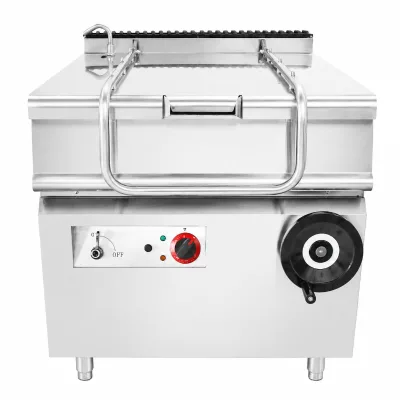 Electric Tilting Braising Pan With Stainless Steel Body Commercial Kitchen Equipment for Catering Service