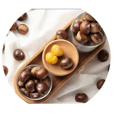 Health Vaccum Packing Chestnut Food High Quality Peeled Baked Organic Fresh Chestnuts