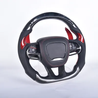 For dodge Charger Steering Wheel Carbon Fiber Upgrade for dodge Steering Wheel for dodge Challenger Steering Wheel Upgrade