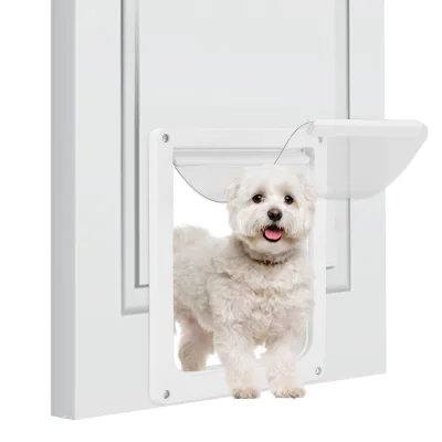 Clh New PVC Rectangle Large Dog Door Model 1010 Pet Entrance for Golden Retrievers German Shepherds Rottweilers