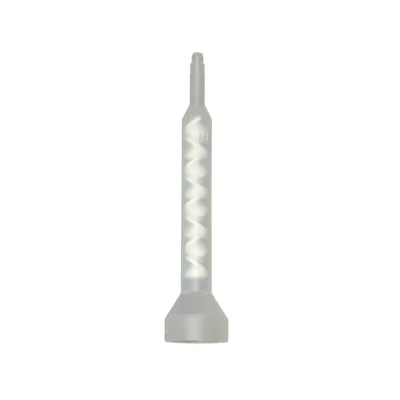 MC Static Mixing Nozzle for AB Glue, Round Tip, MS Bell Mouth, MC06-8 Mixing Tube