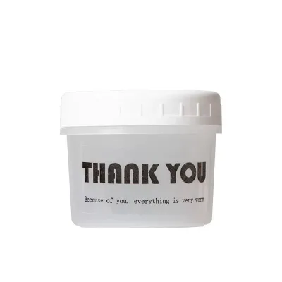 Food Grade PP Material 160ml Thickened Ice Cream Pudding Dessert Cup With a Lid