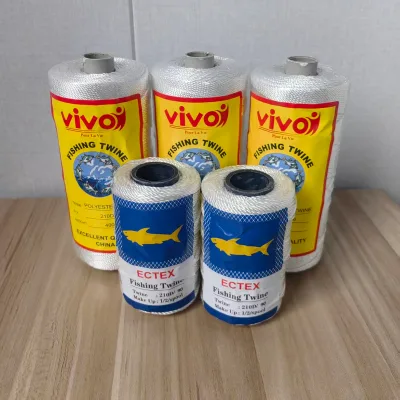 100% Virgin Nylon/Polyester 210D 0.3mm Diameter Eco-Friendly High Strength Abrasion Resistant Saltwater Fishing Twine