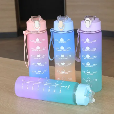 Wholesale Plastic Water Bottle Portable Small Large Frosted Plastic Water Bottle
