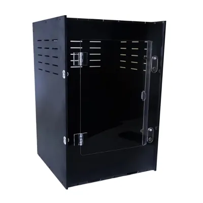PVC 40x40x60cm Reptile and Insect Cage with Detachable Door Stackable Design Adjustable Easy Assembly Front Opening Reptile Cage