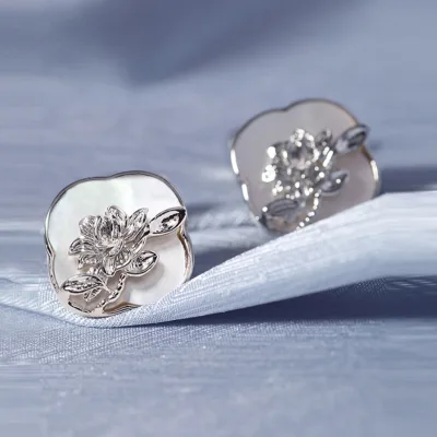 Men Chinese Style Embossed Cufflinks Ancient Wind High End Gift Box Custom Engraved