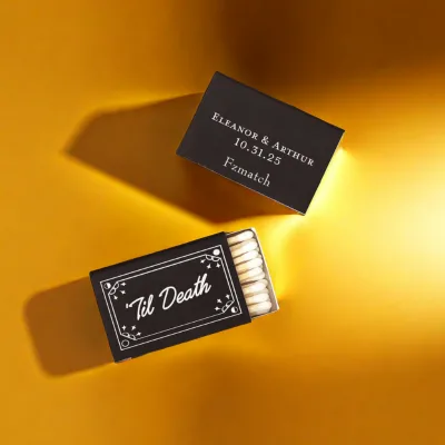 Luxury Custom LOGO Color Matches Long Matchbox With Wooden Bulk Sales Matchbox Allumettes En Bois Customized Match Boxes