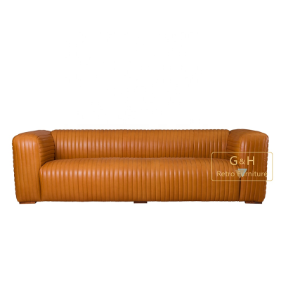 New Design Luxury Home Sofa Leisure Leather Living Room Sofa