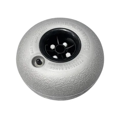 Brand new beach wheel air beach plastic wheel PU inflatable wheel suitable for kayak trolley 9 inch / 10 inch