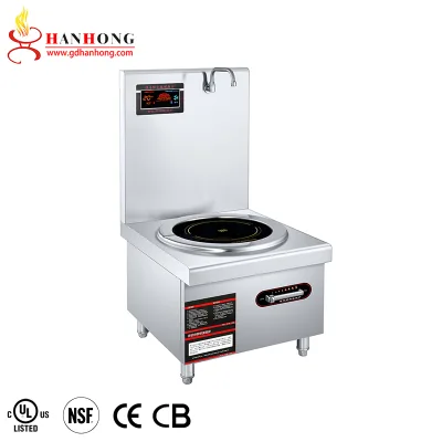 Hot Sale Commercial Electric Multifunction Induction Single-Head Soup Stove Cooker Single Head High Back Soup Cooker Stove