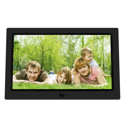 10-Inch Digital Photo Frame with Video Playback Clock MP3 Audio-Supports AVI MP4 Format Free Download Movies Acrylic Material
