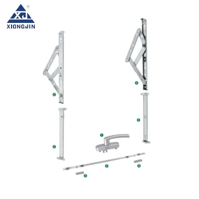 Modern Aluminium UPVC Outward Opening Double Sash Casement System Window and Door Hardware Accessories