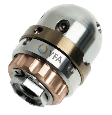 Yuefan Badger Nozzle 3 Inch Ultra High Pressure Drain Cleaners Rotary Nozzle for Pipe Cleaning Tools