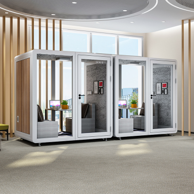 Portable Video Recording Booth Small Soundproof Room for Office Hotel Apartment Living Room Basement Library Gym Use