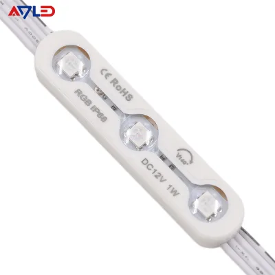High Quality 70*15*8mm Multiple Modes RGB Led Module Light 3LED With Four Color LED Module Light
