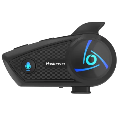 Wireless Intercomunicador Helm Siri Compatible Motorcycle Helmet Bluetooth Headphone Waterproof Hi-Fi Sound Quality Headset