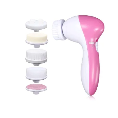 Top Seller 5 in 1 Popular Wireless Face Cleaning Brush Electric Facial Cleansing Brush