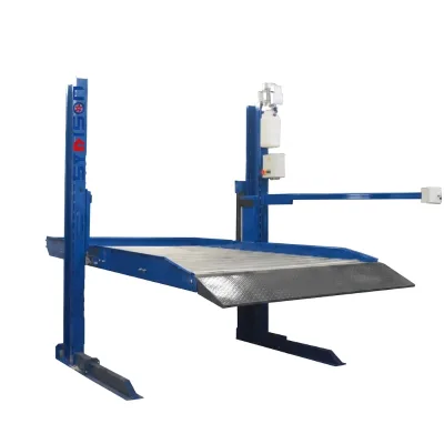 Heavy Duty Two-Post Hydraulic Parking Lift Automatic Double Deck Car Lift OEM Brand 18-Month Warranty Space Saving Vehicle