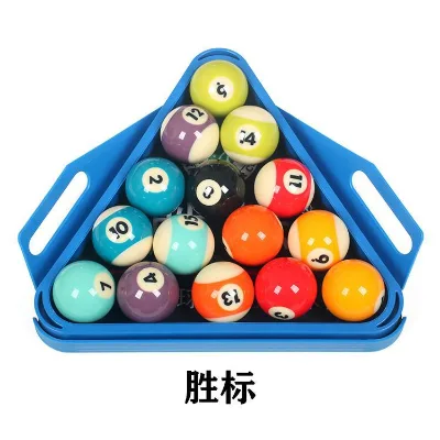 Resin Pool Table Ball Collector Tray Triangular Stand Setting Rack Shock-Absorbing Accessory Chinese Eight-Ball Frame Supply