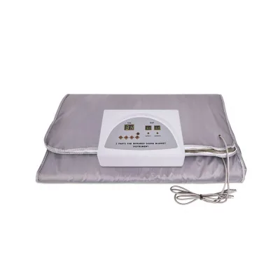 Portable Two-Zone Sauna Blanket High-Quality Wholesale from Factory  Faux Infrared Thermal Blanket