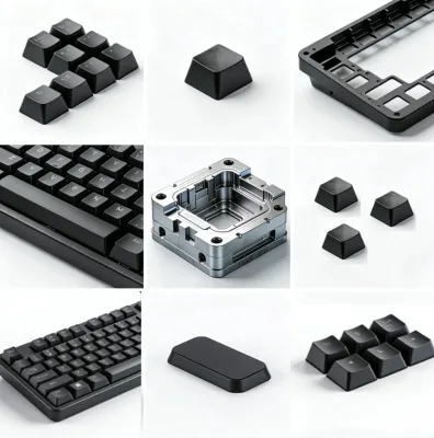 104 Keys Wireless Mechanical Keyboard RGB Mixed Light Blue Switch Office Gaming Dual-use Custom Injection Mold OEM/ODM ISO9001