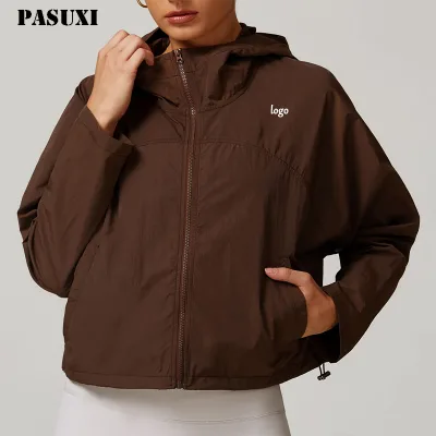 PASUXI 2025 New Arrival SunProtect Clothing Outdoor Loose Casual Sunscreen Jacket Women Hooded Top Quick Dry Sports Coat
