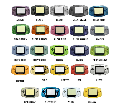 New Shell Original Screen Game Boys Advance Console for Nintendo Gameboy  Advance  Ags 001 GBA Console