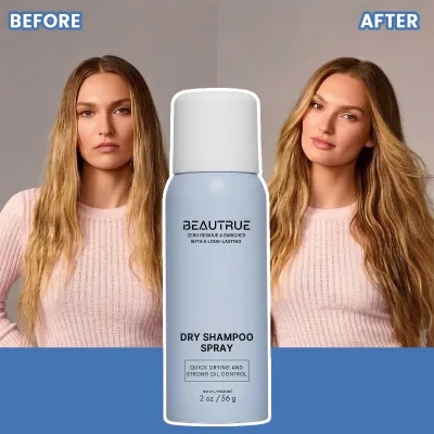 Private Label Bulk Travel Dry Shampoo for Oily Hair Volumizing Texturizing Spray Invisible Residue Free Clean Scalp Treatment