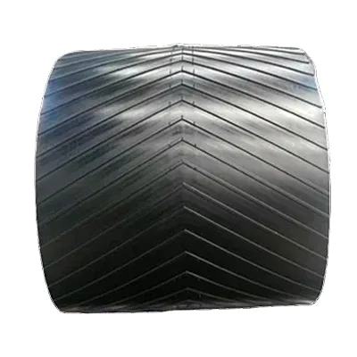 Factory Price V Shape Ribbed Pattern Rubber Chevron Conveyor Belt for Cement Plant Industrial