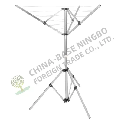 3 Arm 3 Feet 16meters Drying Line Aluminium Rotary Cloth Rack Lightweight Cloth Line Easy to Move Rotary Airer