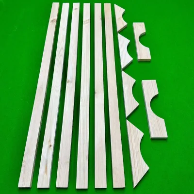 Pool Billiard Table Cloth with Wooden Strips and Slate Base Fixed Pins-Accessories