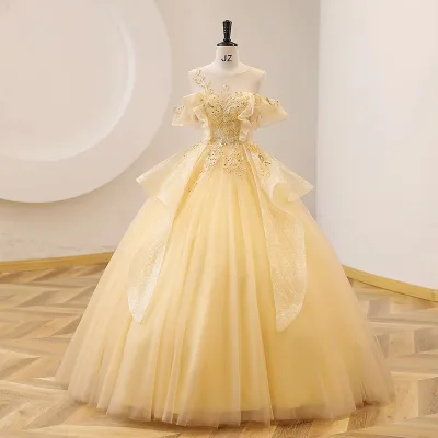 2026 Top Yellow New Party Bridesmaid Dresses