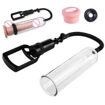 Penis Pump Vacuum Enlargement Pump Muscle Exercise Massage Natural Extender Penis Enlarging Products for Male