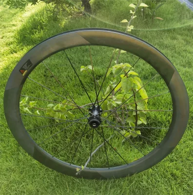 Road Bike Wheelset High Quality Carbon Rim 50mm Clincher Disc Brake Light Weight Carbon Wheels