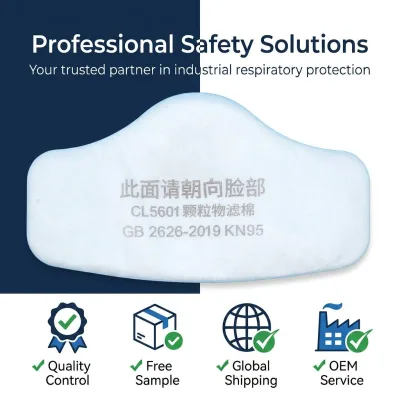 Wholesale CL5601 KN95 Respirator Filter Cotton High Efficiency Replacement Particulate Filter for Industrial Safety Dust Mask