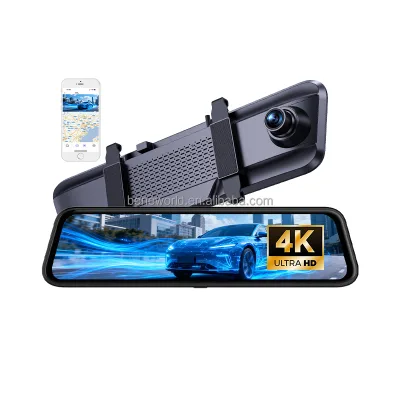 New Arrival 11.88 Inch Mirror Dashcam Front Real 4K Rear 4K Paerking Monitor GPS G-Sensor Super Night Vision