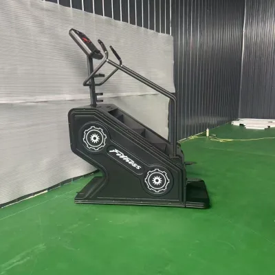 High-Efficient Electric Stair Climber Calorie-Tracked Smart Display & Emergency Stop Advanced Cardio Equipment