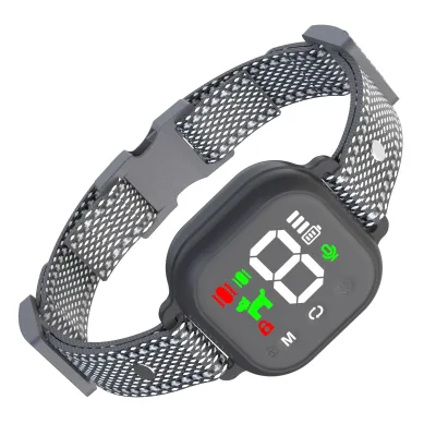 Professional Dog Shock Collar 3 Training Modes Beep Vibration Safe Levels Waterproof Rechargeable Dog Bark Collar