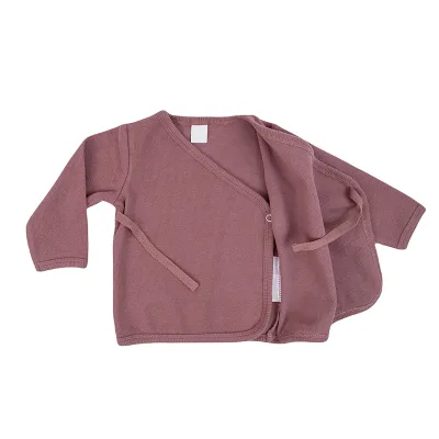 Organic Cotton Baby Long Sleeve T-Shirt Eco-Friendly Newborn Rib Clothes Top Sustainable Nomad Rib Toggler for Babies