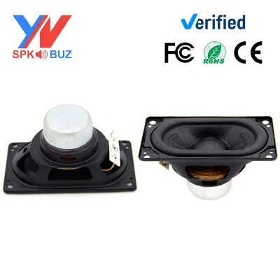 Custom 45x80mm 4Ω15W Stereo Speaker Parts HI-FI High Power Rectangle Internal Magnetic Amplifier Speaker Accessories ROHS for TV