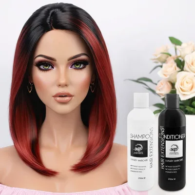 GMP-Certified Shampoo Factory Partnership High Quality Professional 250Ml Hair Extension Shampoo and Conditioner for Wigs