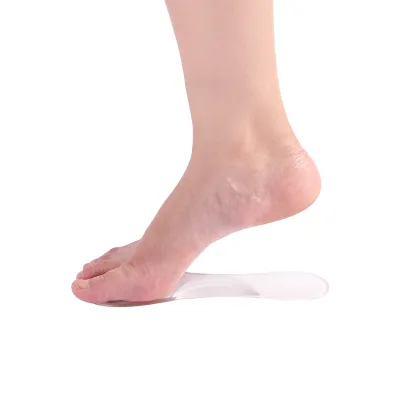 Wholesale Moldable Heated Foot Orthotic Pu Gel 3/4 Insoles White Protect Forefoot Pads