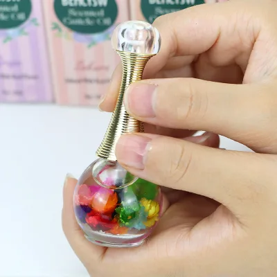 Nail Oil Nail Care Manicure Pedicure Cuticle Oil Moisturizing Nourishing Dry Flower Nutrition Nail Oil