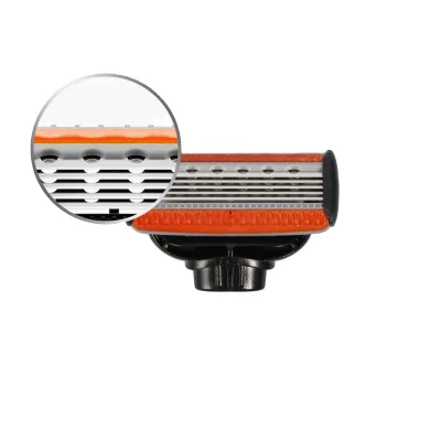 Custom Logo Carbide Woman Man Perfect System Face Stainless 5 Razor Blade